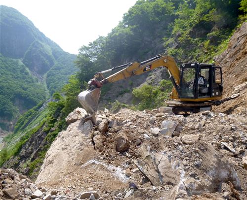 セーフティークライマー工法現場　アップ画像