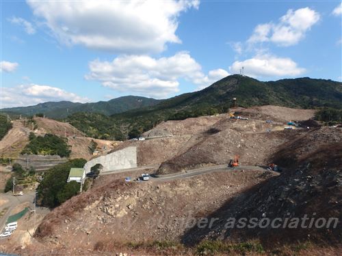 和歌山県　すさみ町太陽光発電の現場 全体像